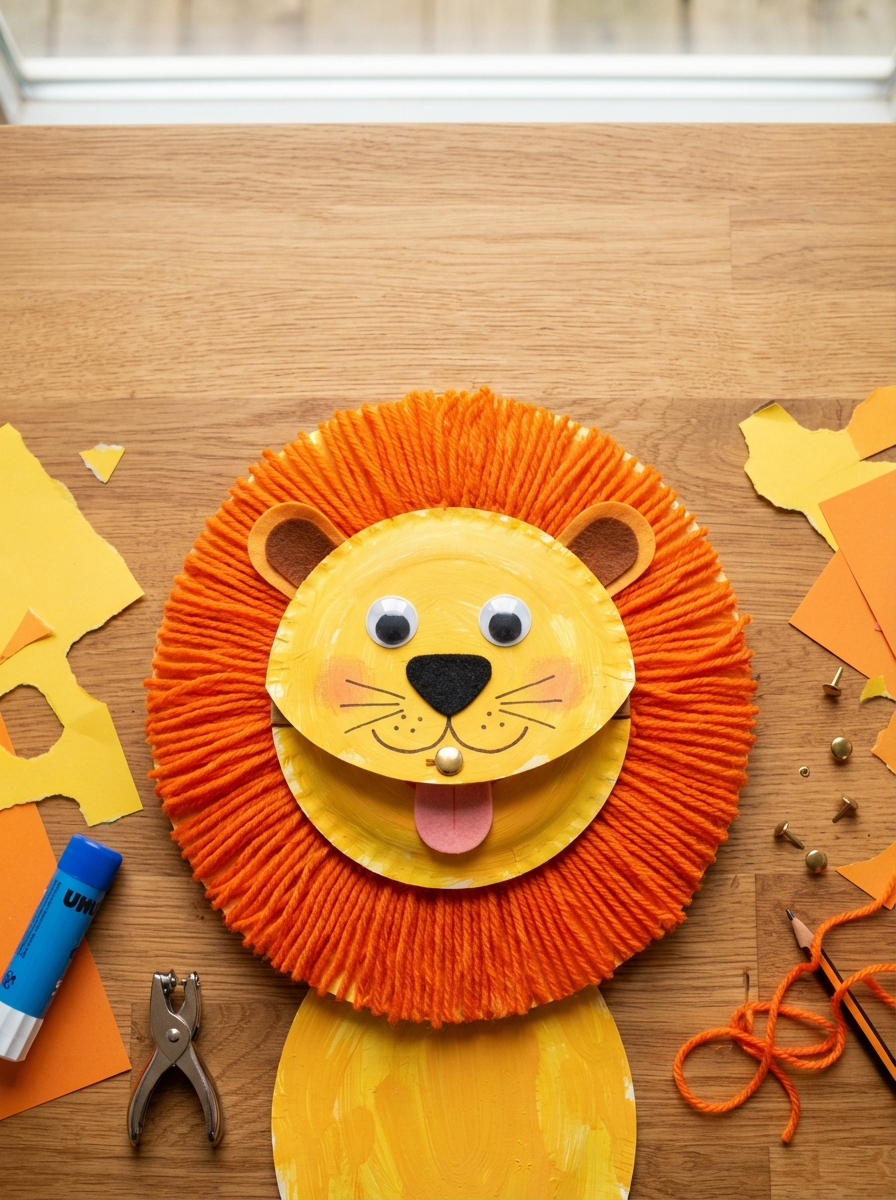 Paper_plate_lion_craft_supplies