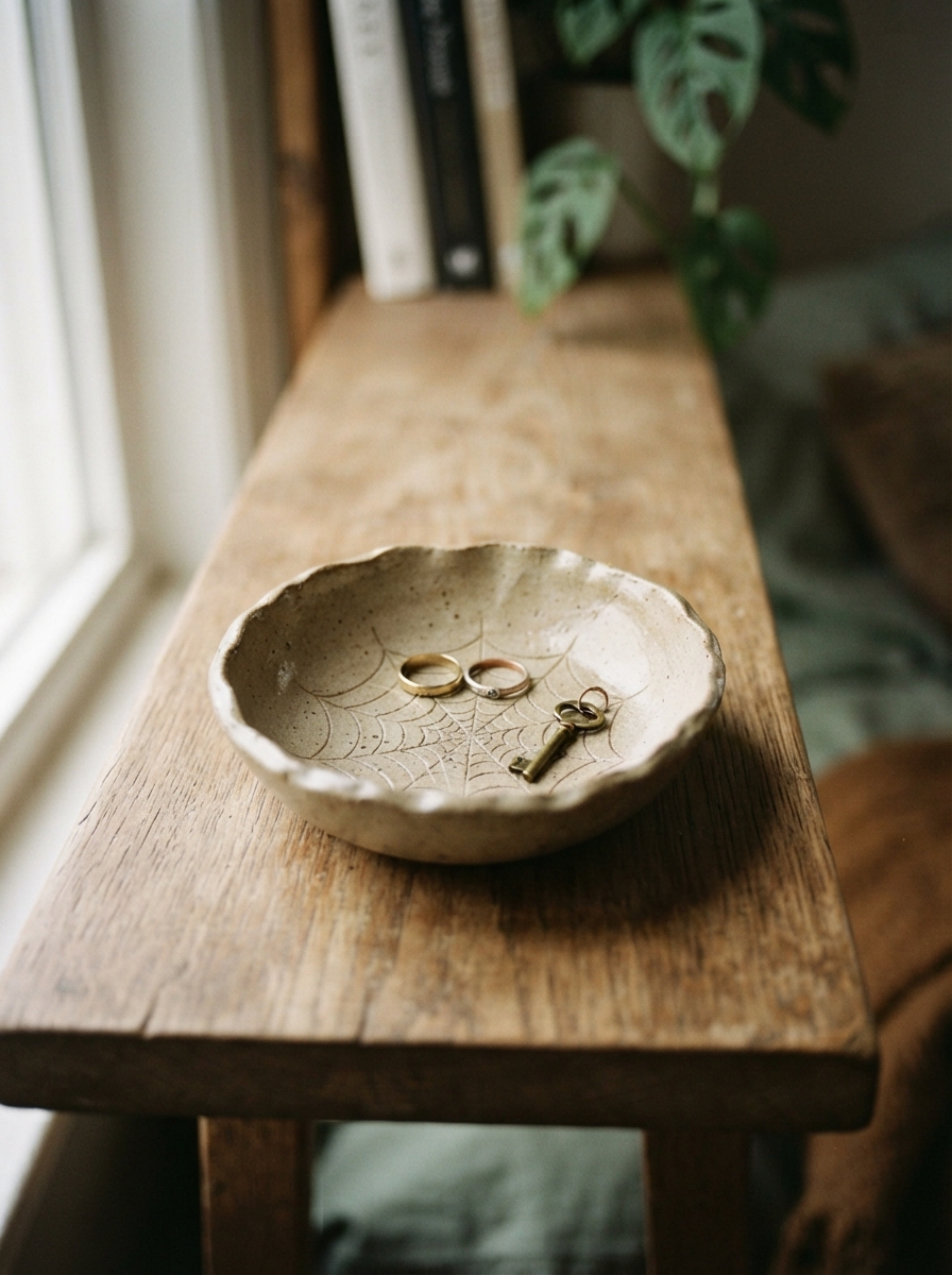 Shallow_clay_trinket_bowl-Halloween-craft-ideas-for-adults