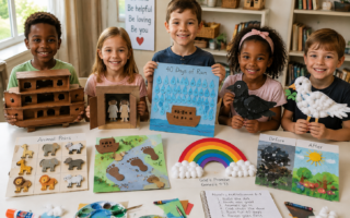 Noah's -Ark- crafts- for- kids