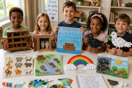 Noah's -Ark- crafts- for- kids