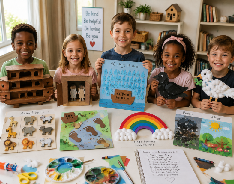 Noah's -Ark- crafts- for- kids