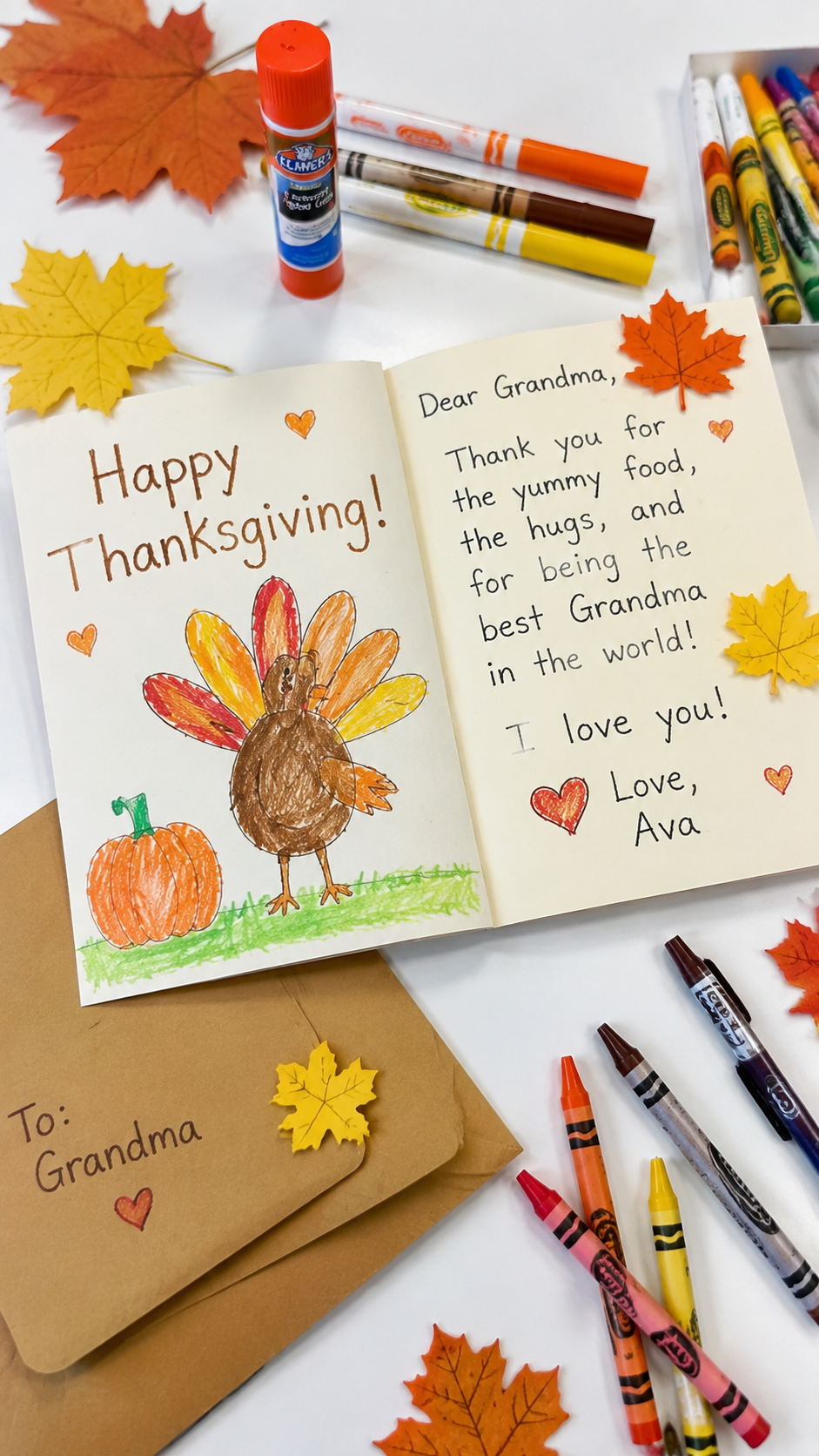  Handmade-Thanksgiving-Card-Craft-Scene.