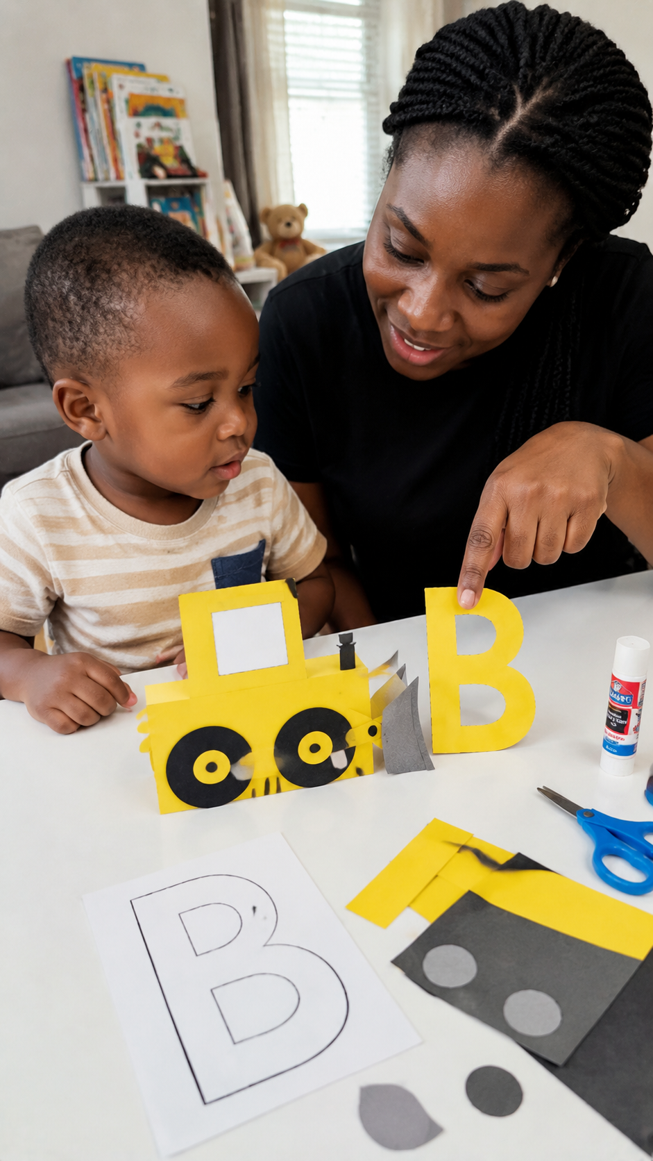 Making-the-Letter-B-Actually-Stick.-letter-B-craft-for-preschool.