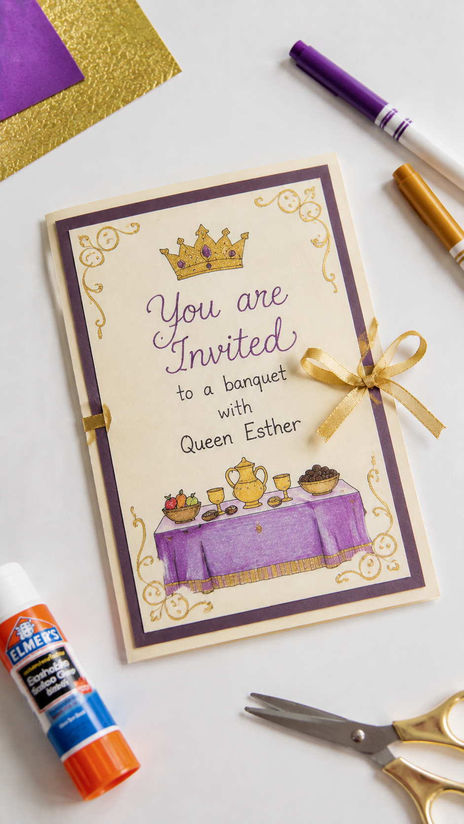 Queen-Esther-Invitation-Craft-Layout.