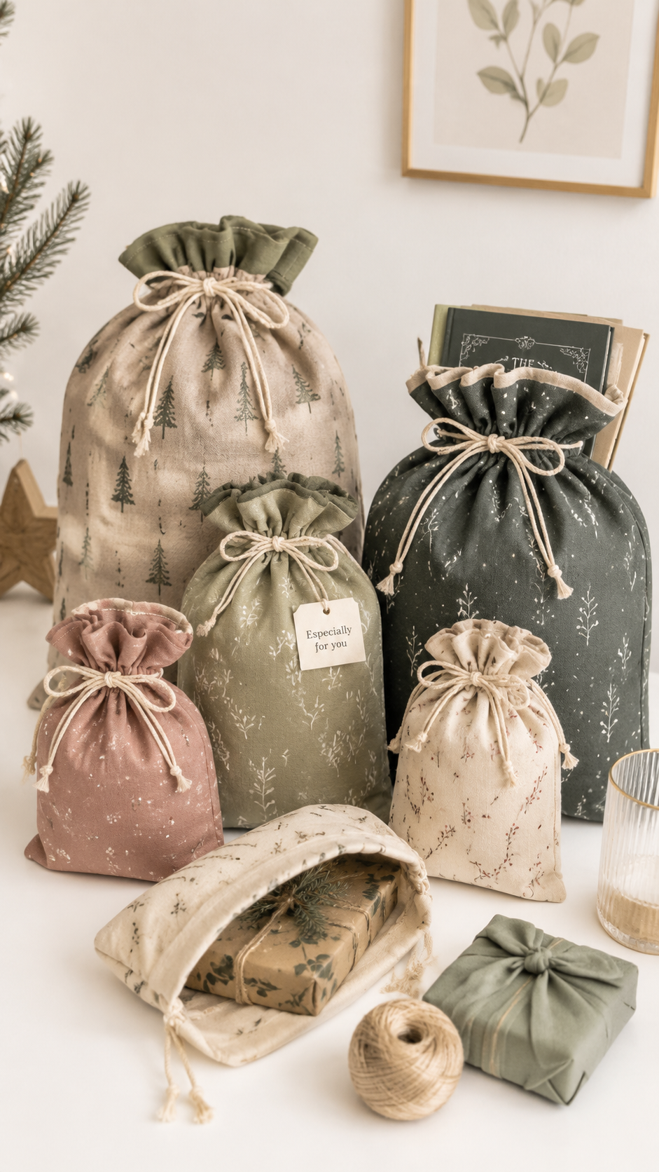 Reusable-Fabric-Gift-Wrapping-Set.