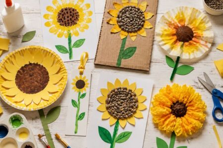 sunflower-crafts-for-kids.