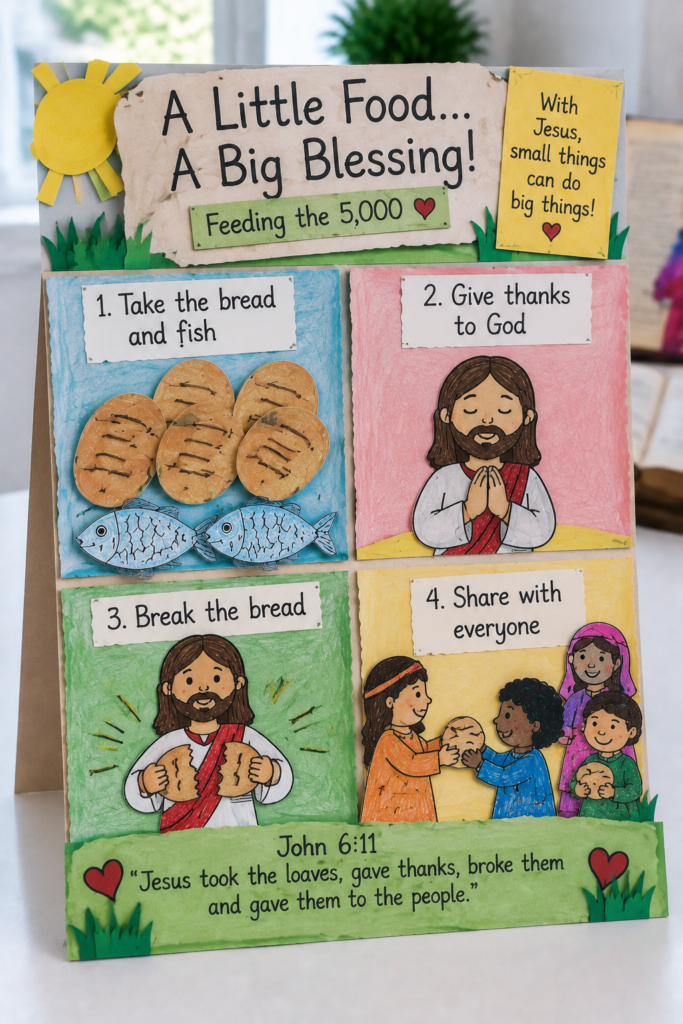A-Little-Food-Big-Blessing-five-loaves-and-two-fish-crafts-for-kids.