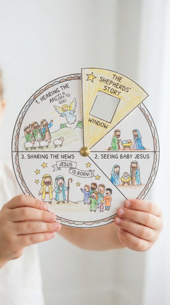 Children_crafting_Nativity_story-wheel.