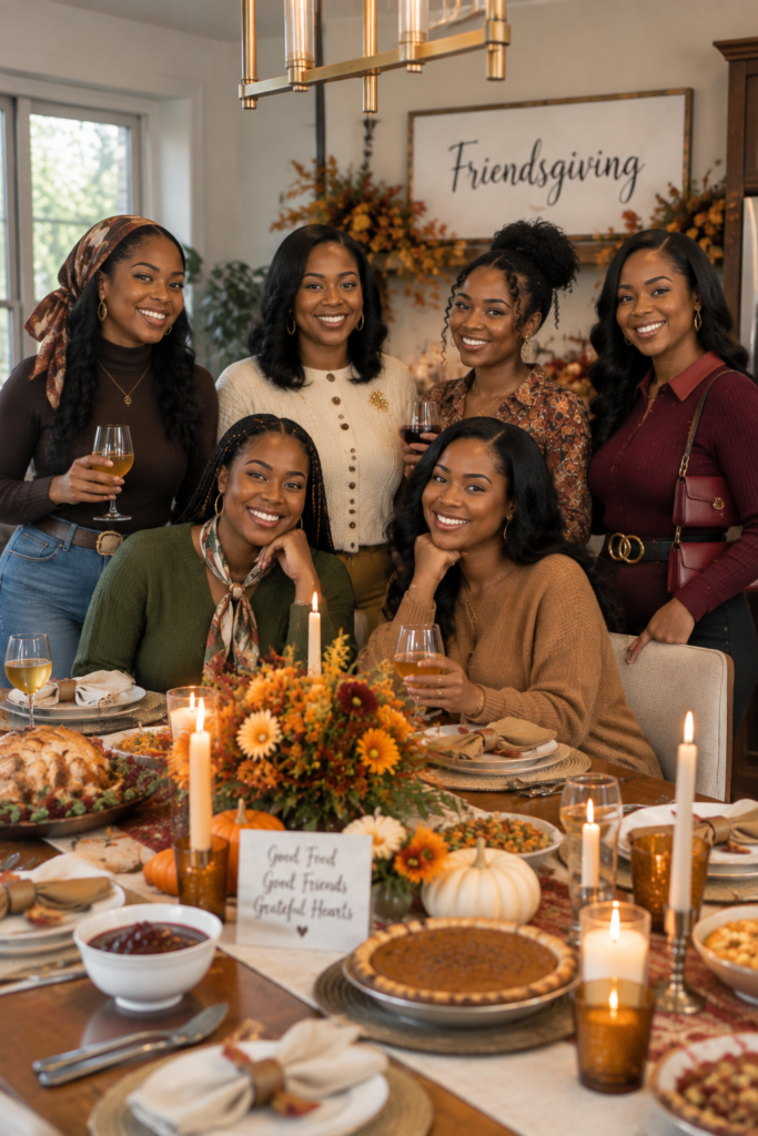 One-Vintage-Piece-Each-Friendsgiving-group-costume-ideas.