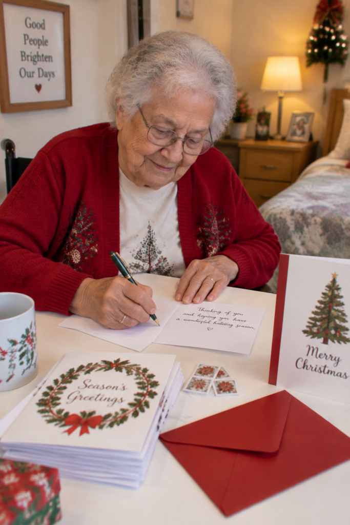 Senior-Writing-Holiday-Cards