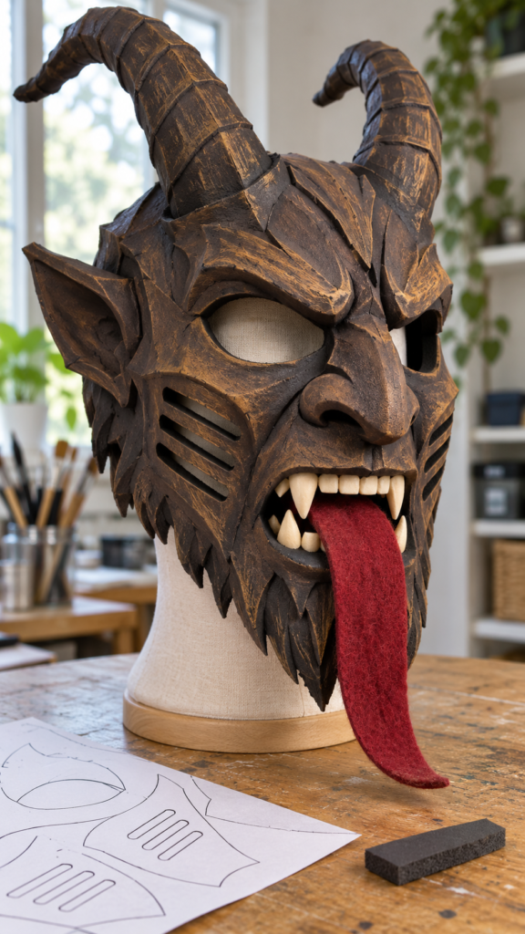 Handmade-EVA-Foam-Krampus-Mask.