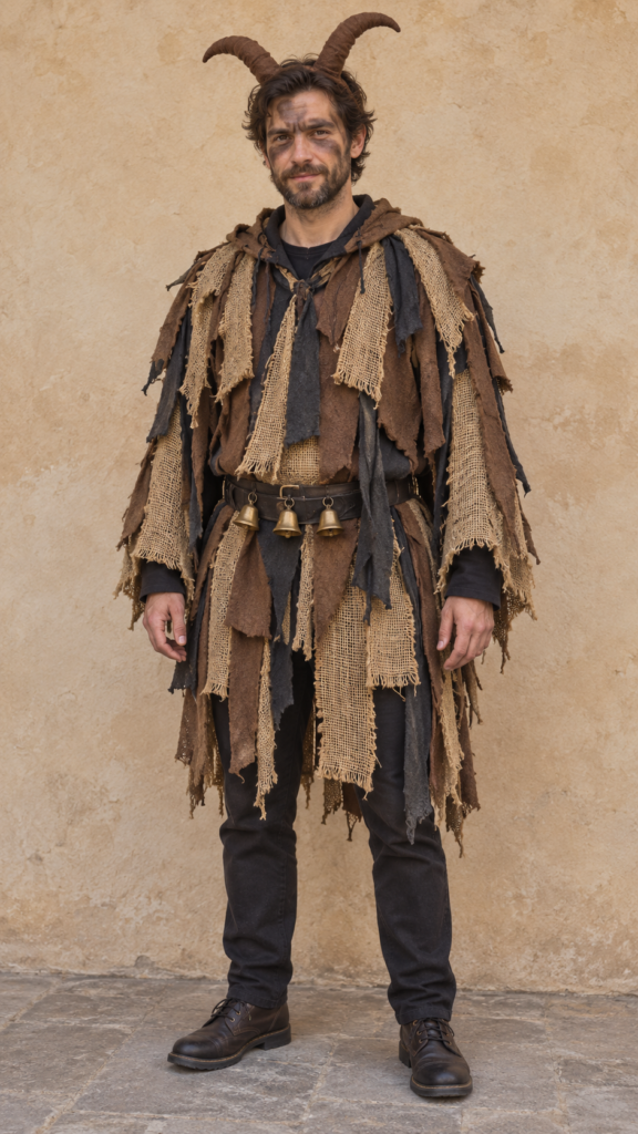 Handmade-Krampus-in-ragged-burlap-