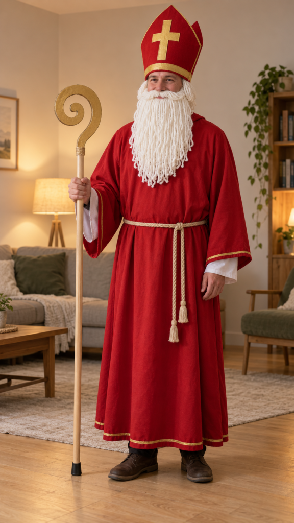 Handmade-St.-Nicholas-with-Golden-Crozier.