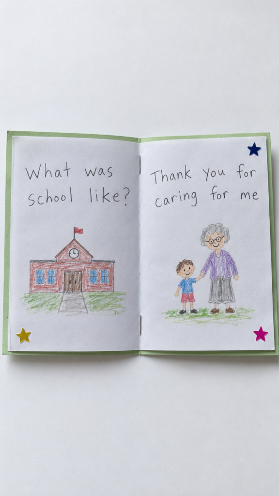Handmade-school-interview-booklet.