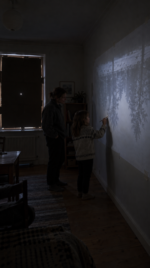 Home-camera-obscura-reveals-inverted-snowy-trees