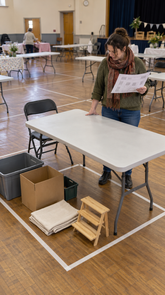Prepping-an-Empty-Craft-Stall